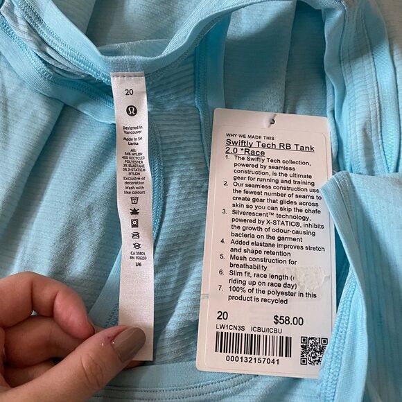 Swiftly Tech Racerback Tank Top 2.0 
Race Length - Picture 5 of 7